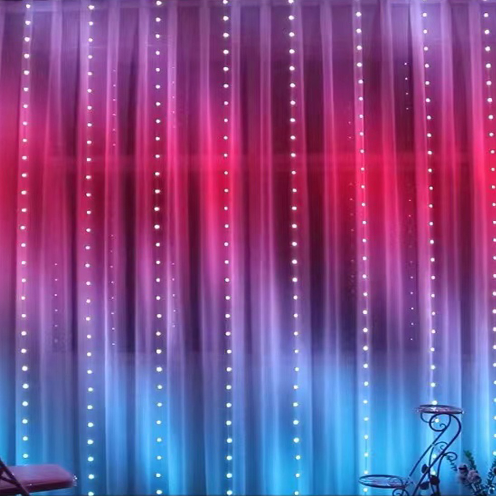 Lighting Christmas Decor - Luci per tende a LED intelligenti