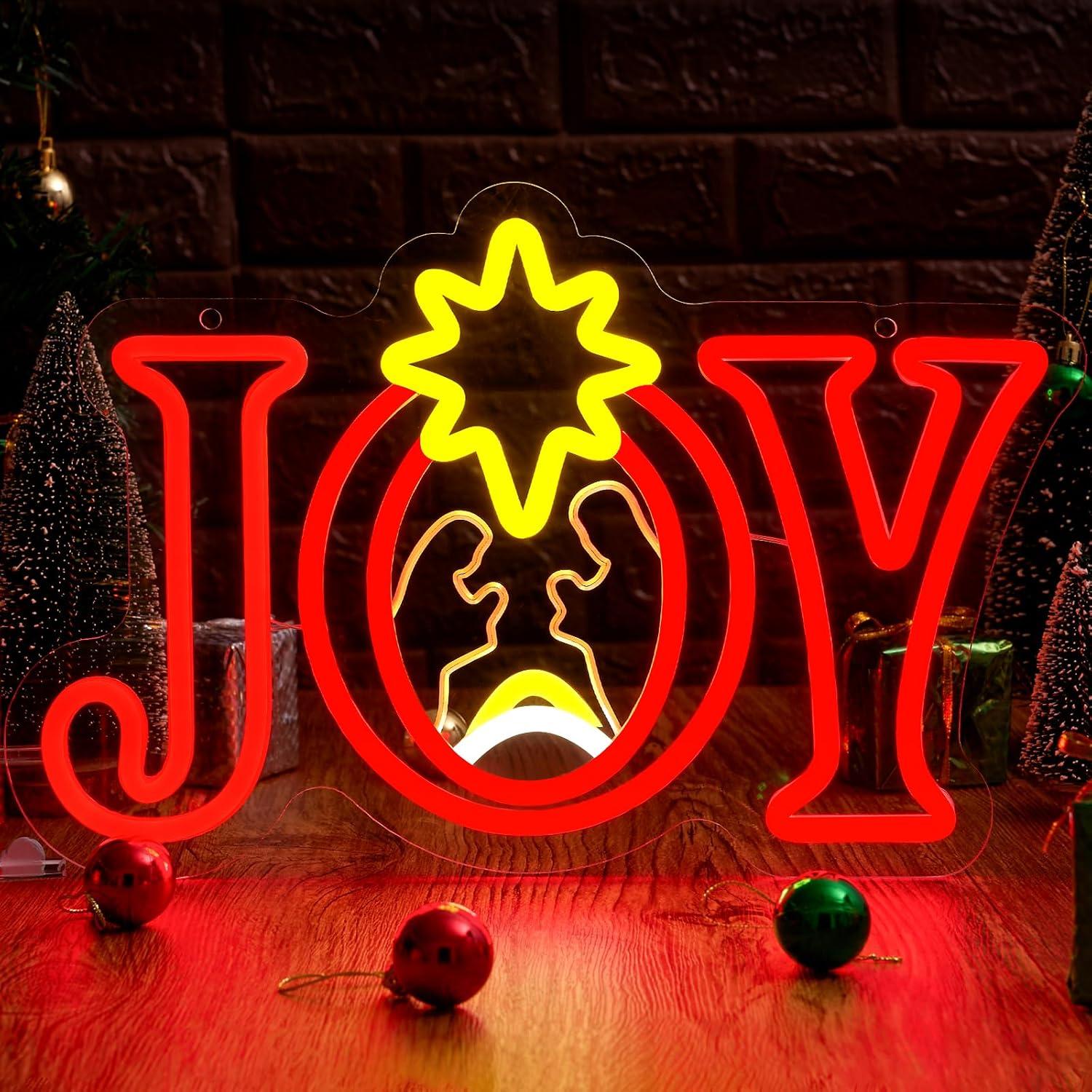 Insegna al neon con scena nata - Lighting Christmas Decor recensione e prezzo