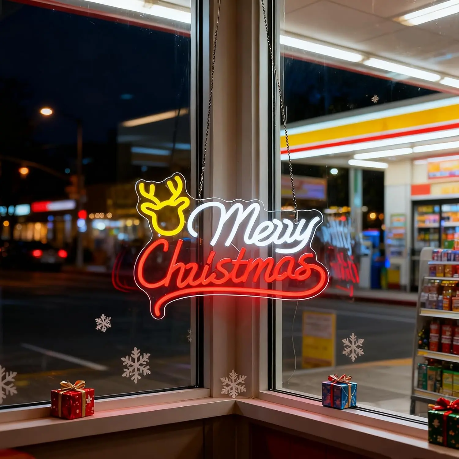 Insegna al neon a forma di ren - Lighting Christmas Decor recensione e prezzo