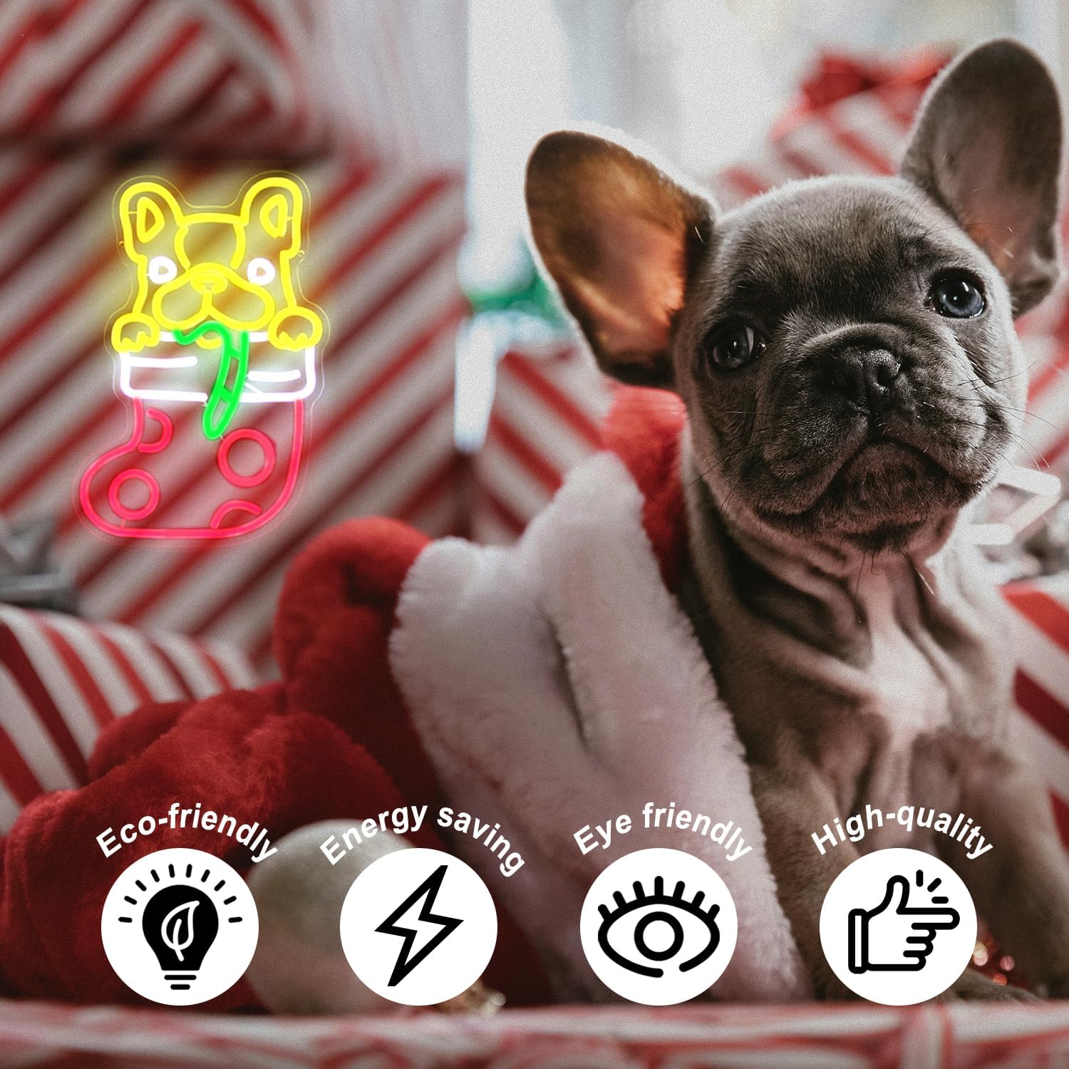Insegna al neon a forma di cal - Lighting Christmas Decor recensione e prezzo